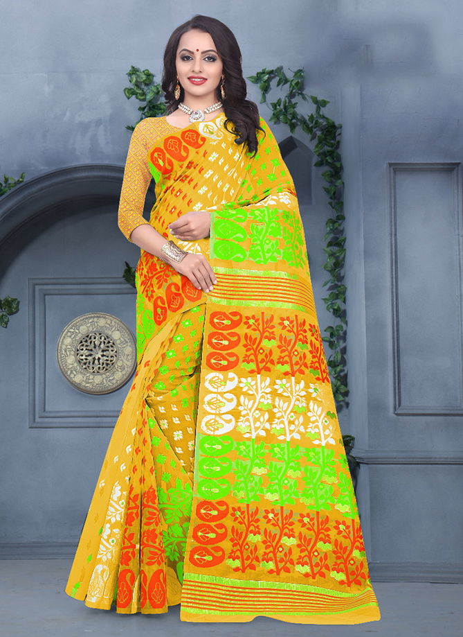 Cotton Fancy Designer Printed Sarees Collection 